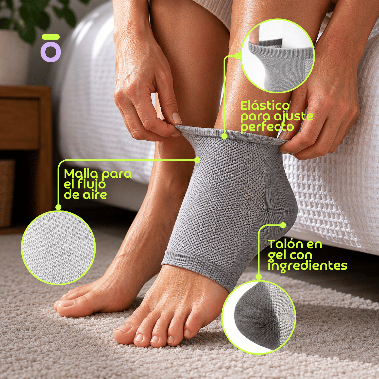 CALCETINES HIDRATANTES PACK x2 PARES