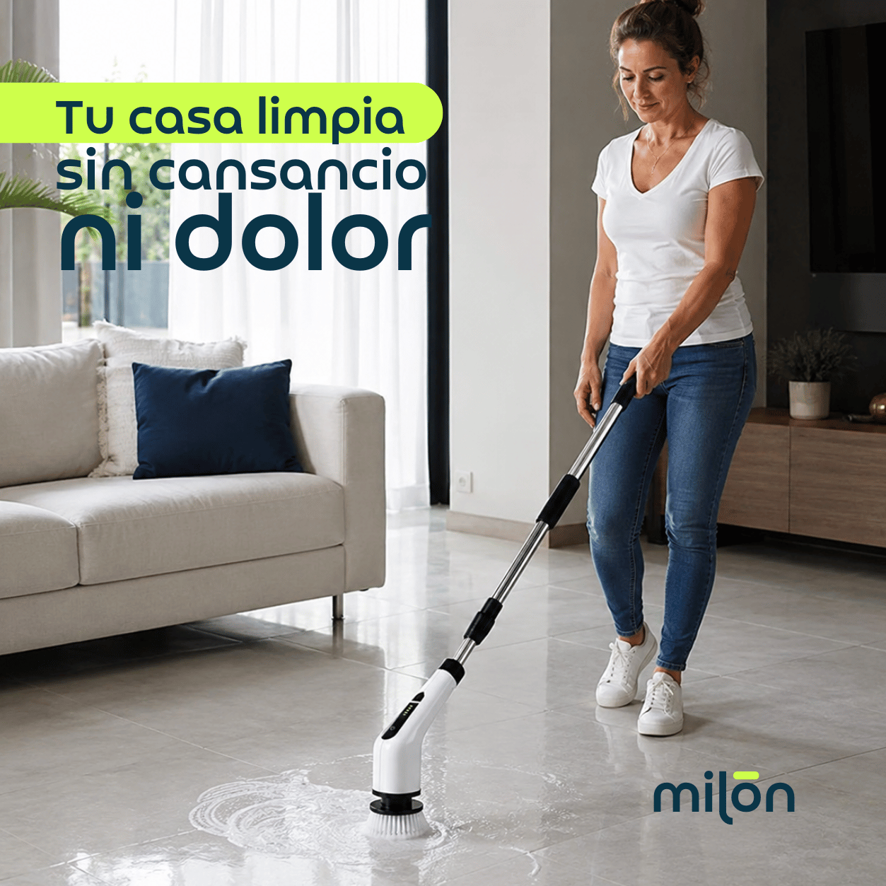 CEPILLO LIMPIADOR ELÉCTRICO MULTIFUNCIONAL
