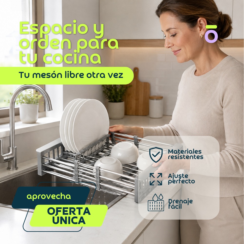 InoxFlex - Tu cocina seca y despejada al instante
