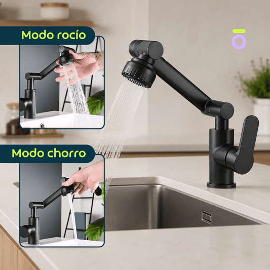 AquaFlex 360 - Adiós salpicaduras, comodidad en cada lavado