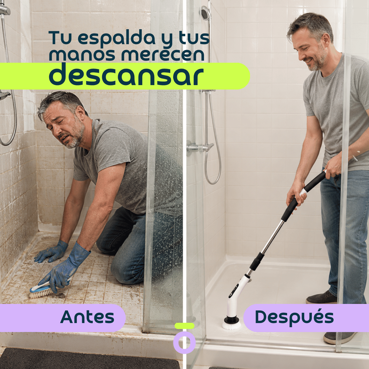 CEPILLO LIMPIADOR ELÉCTRICO MULTIFUNCIONAL