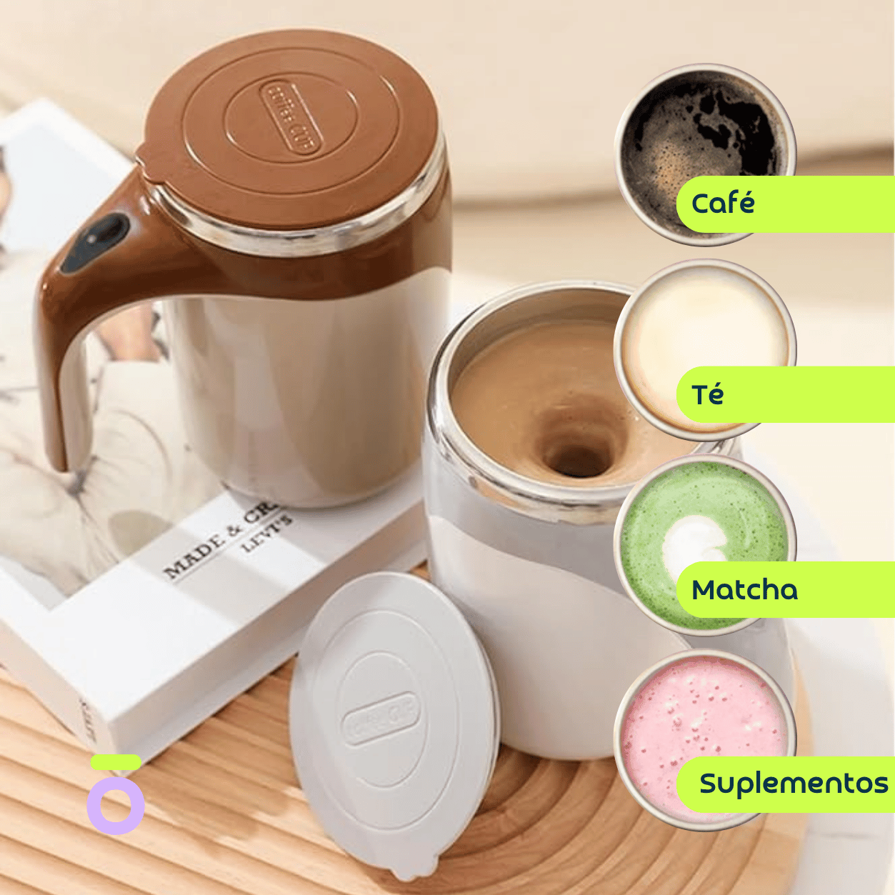TAZA AUTO-AGITADORA MAGNÉTICA