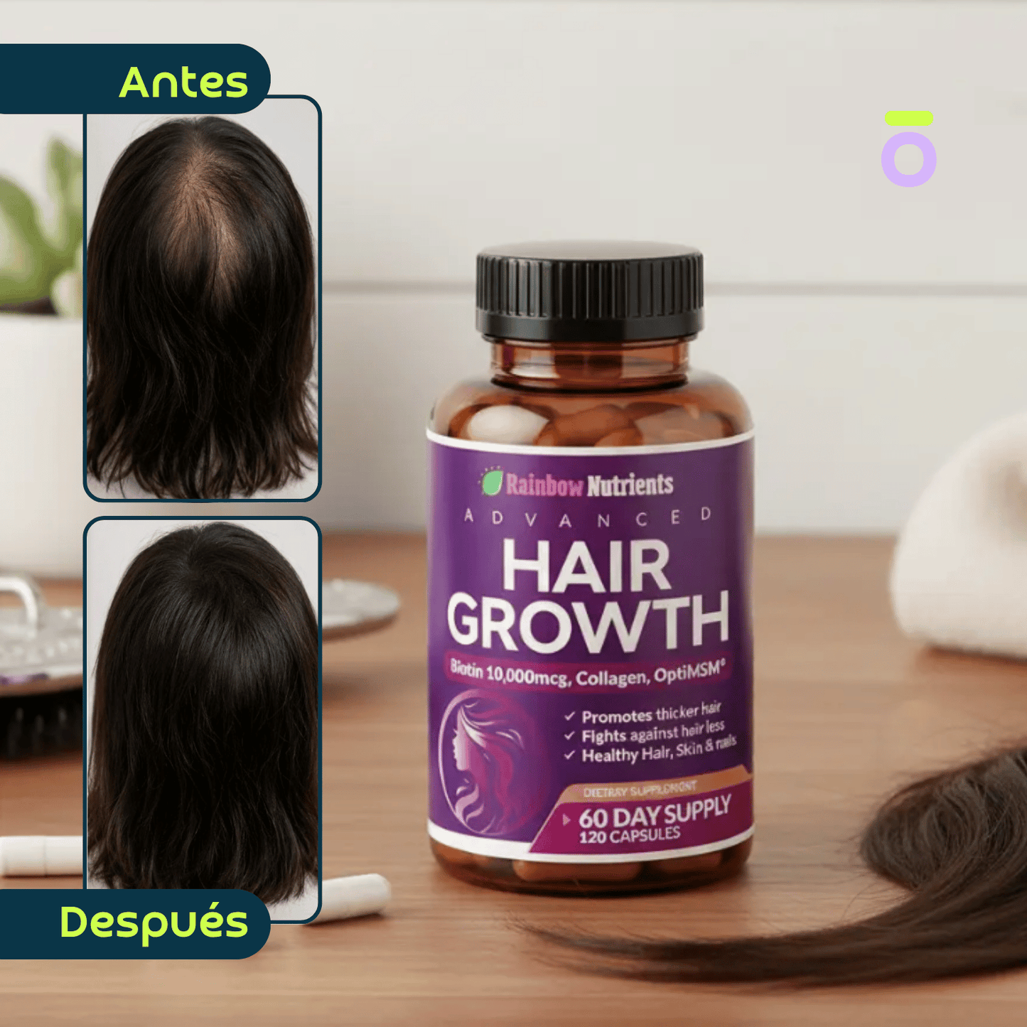 HairGrowth - Fuerza y nutrición desde la raíz