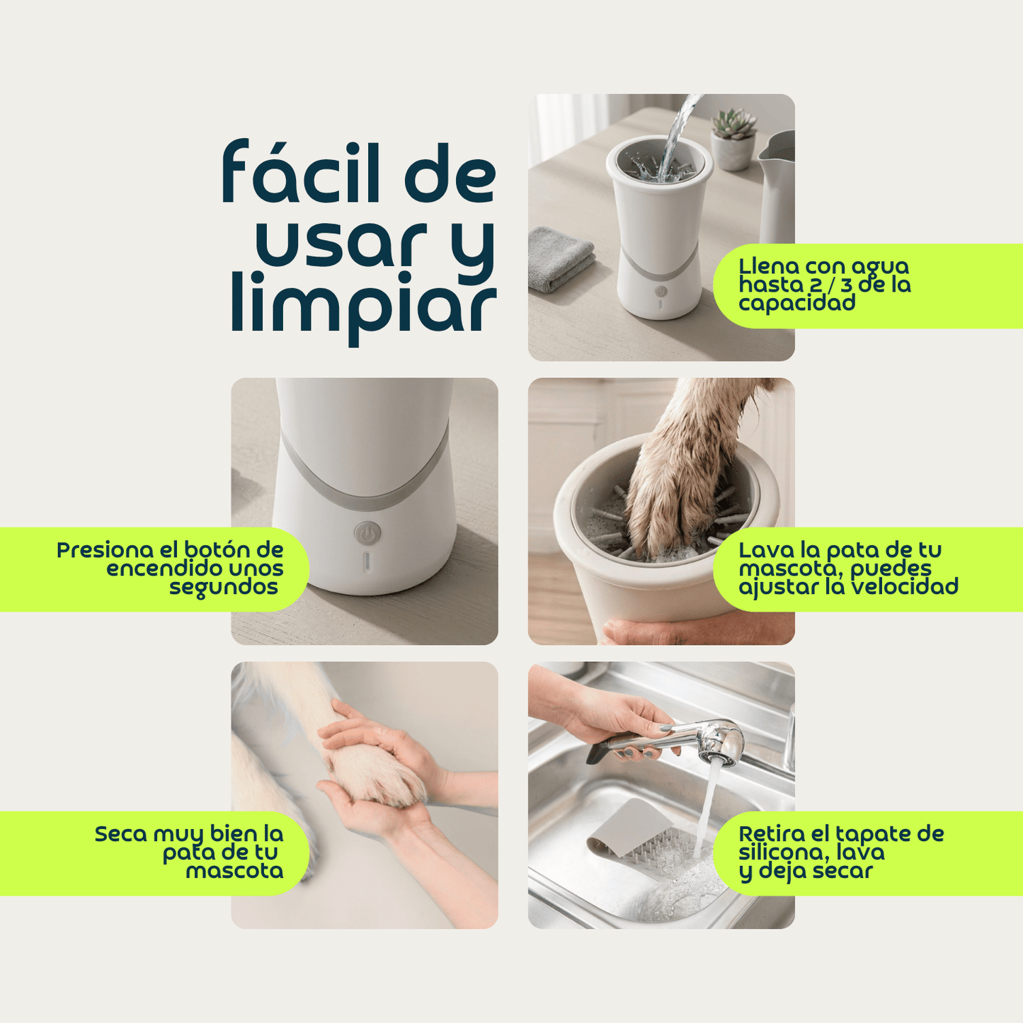 LIMPIADOR AUTOMÁTICO DE PATAS