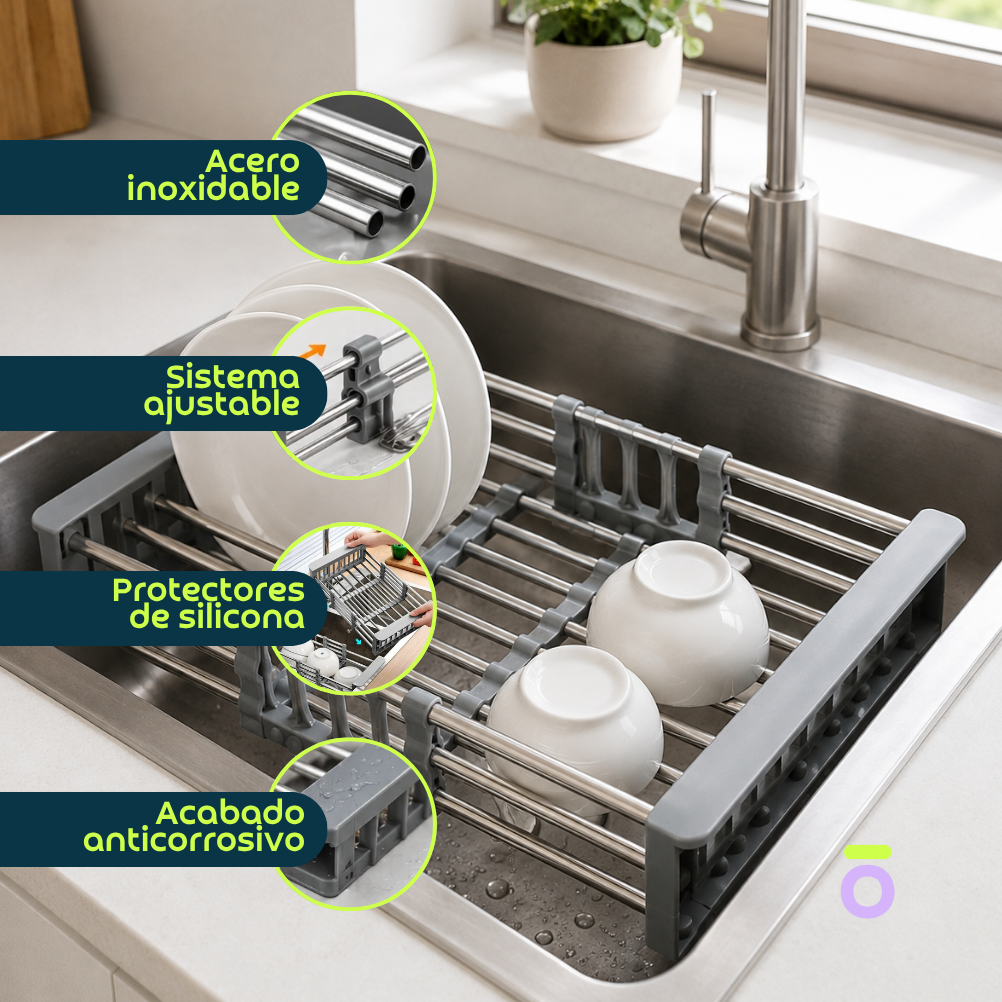 InoxFlex - Tu cocina seca y despejada al instante