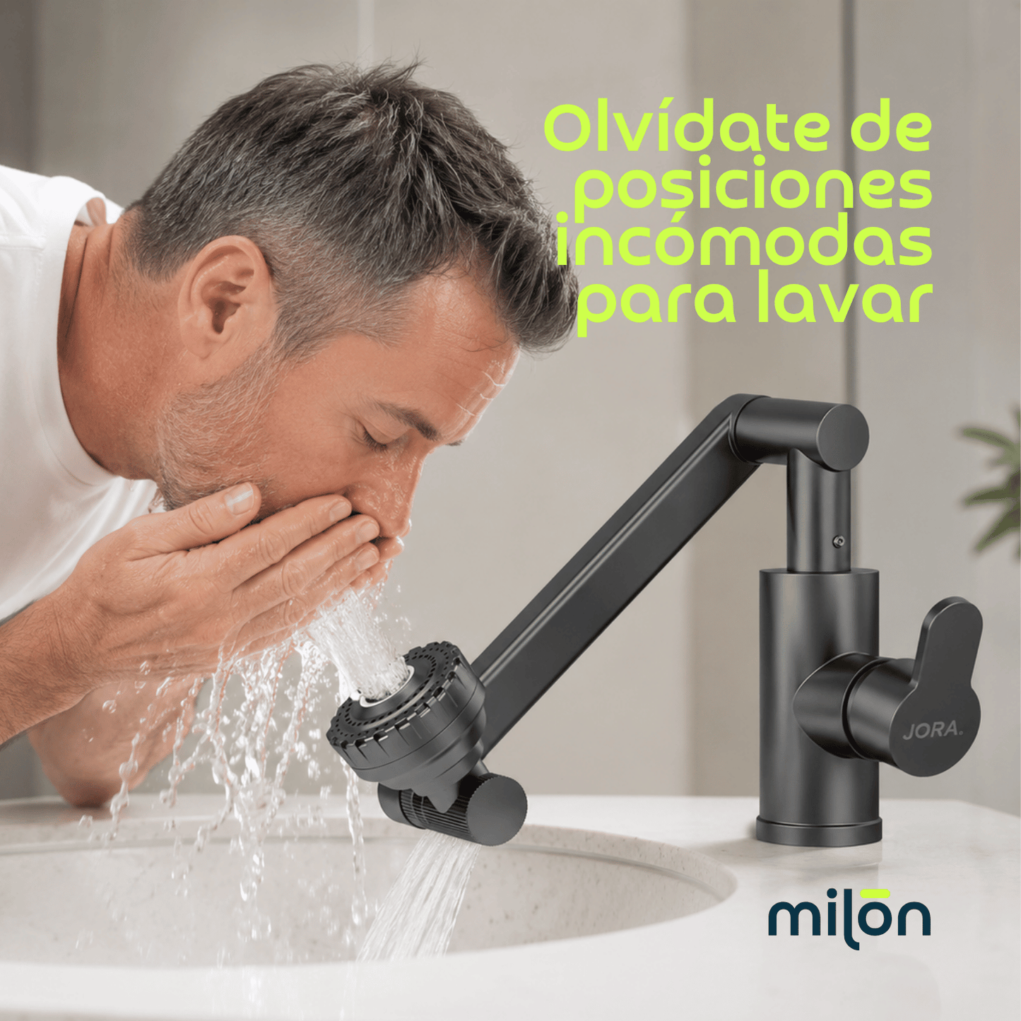 AquaFlex 360 - Adiós salpicaduras, comodidad en cada lavado