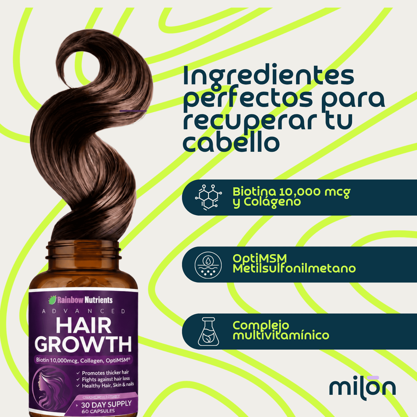 HairGrowth - Fuerza y nutrición desde la raíz
