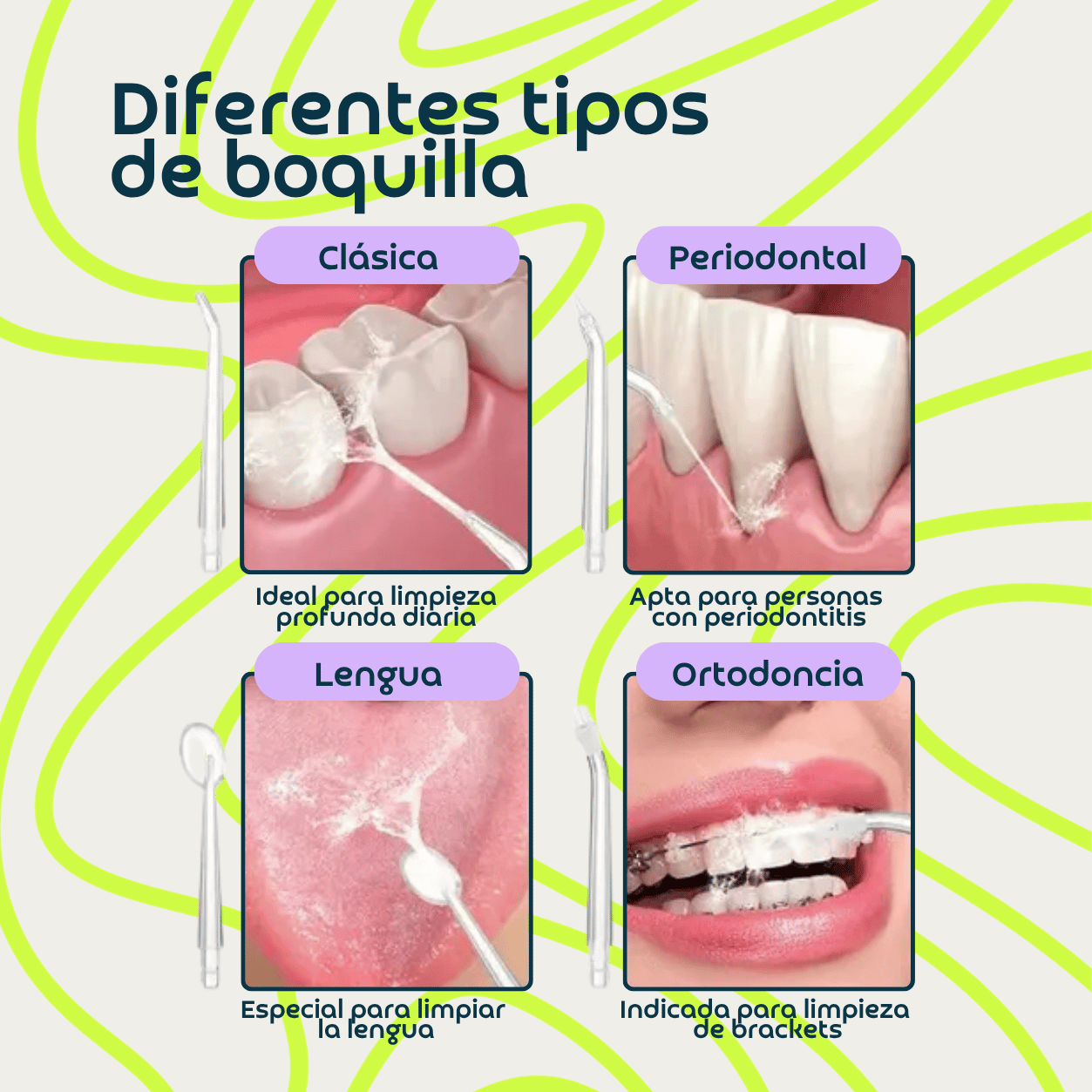 IRRIGADOR BUCAL RECARGABLE