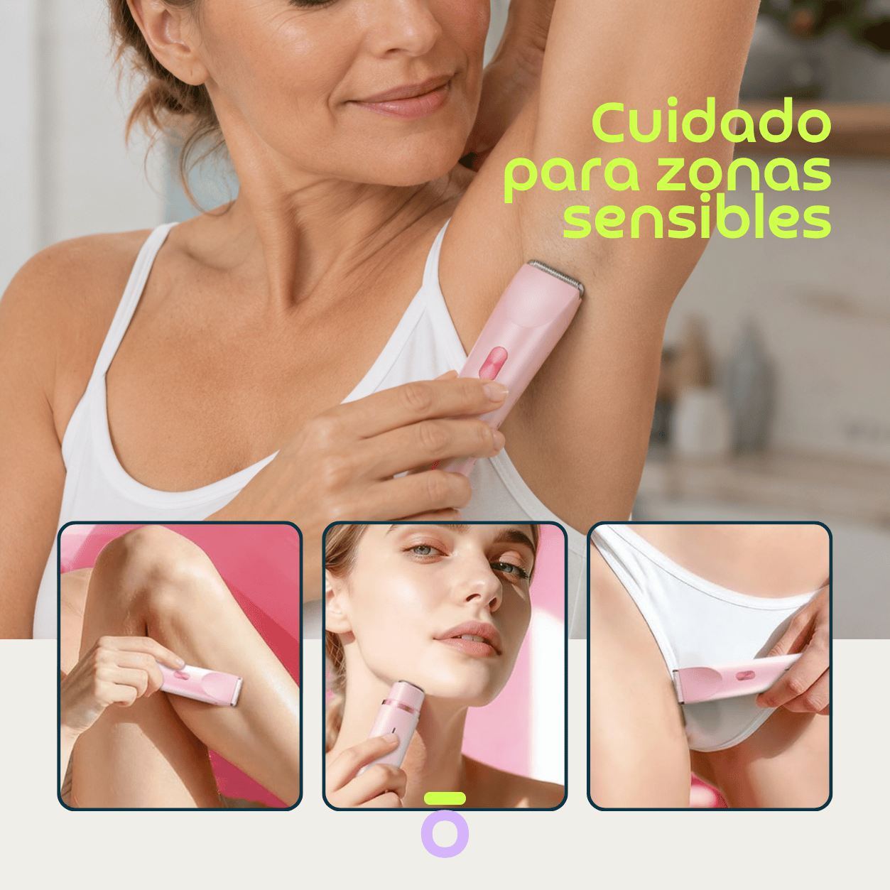 DEPILADORA ELÉCTRICA MULTIFUNCIONAL